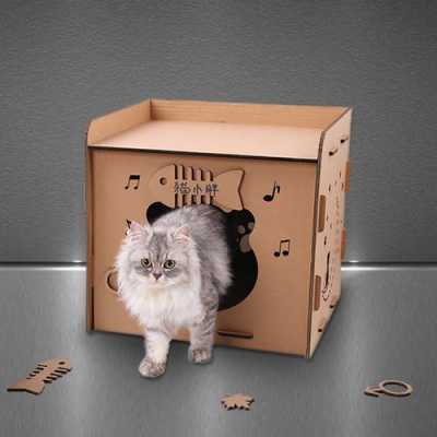 蜂窝纸板猫笼怎么安装（纸箱猫笼）-图3